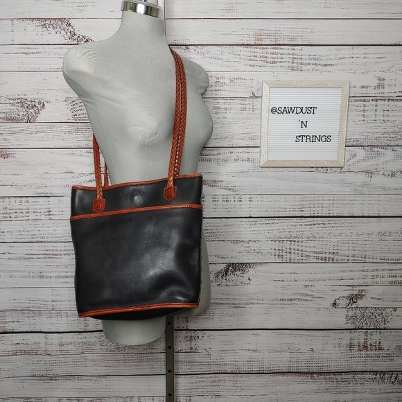 VINTAGE Brighton Caroline Leather Bucket Bag - Picture 6 of 12